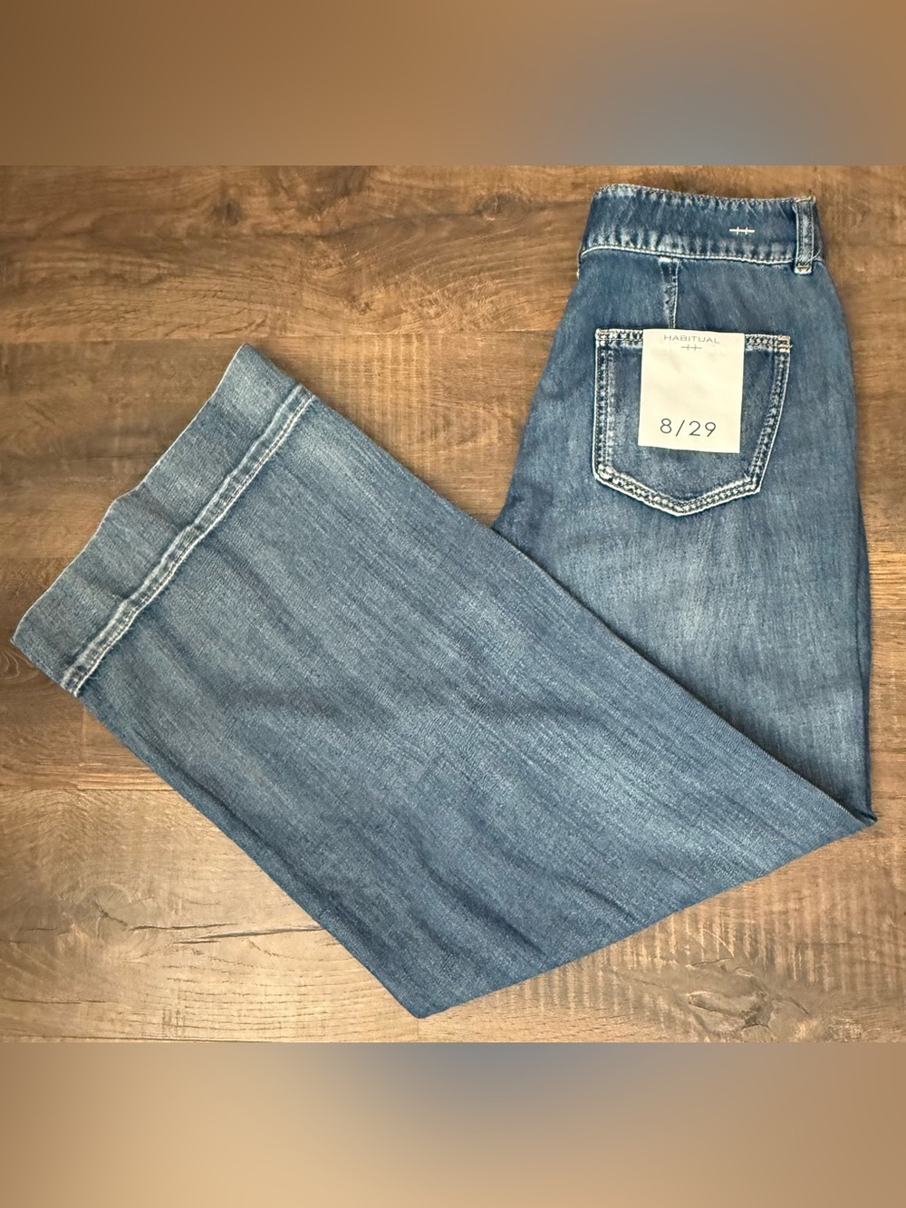 Habitual Relaxed-Fit Washed Blue Jeans - Picture 3 of 8